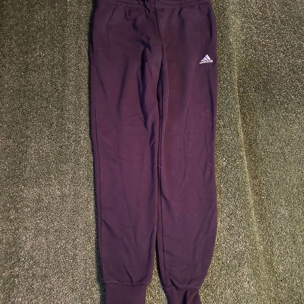 Adidas Men's Purple and Black Joggers-tracksuits